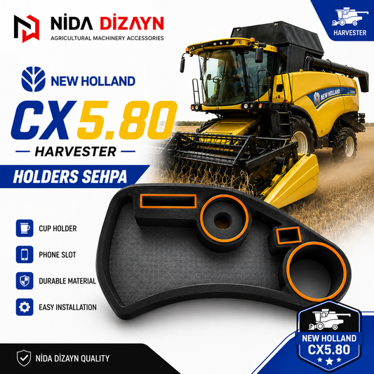 New Holland CX5.80 Combine Harvester Cabin Armrest Tray