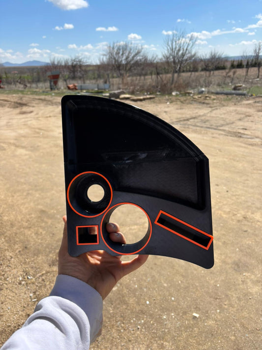 Premium Armrest Console Holder for Massey Ferguson 5700 / 6700 / 7700 Dyna-6 Tractors